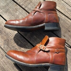 Bostonian Tan Leather Chukka Boots